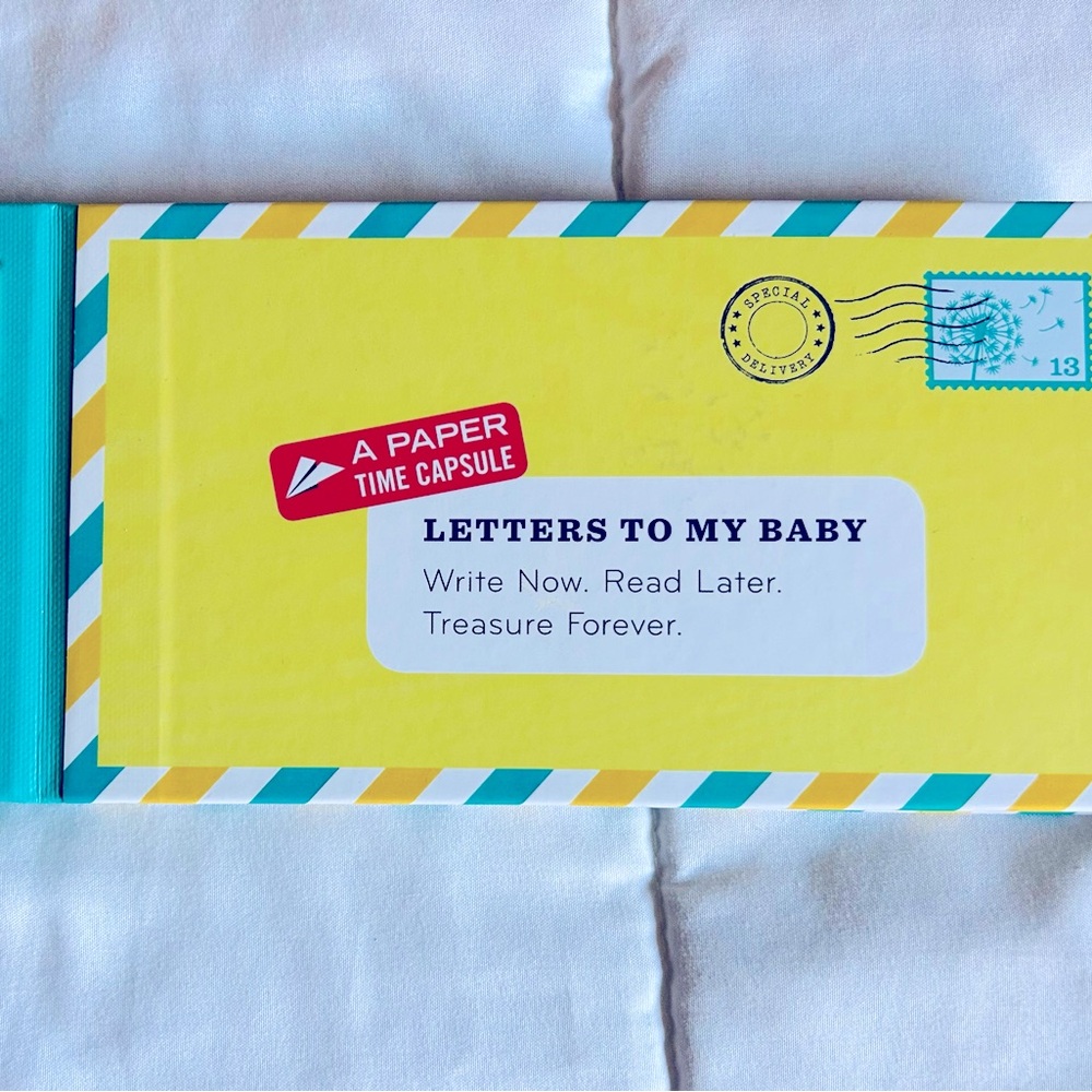 Letter time capsule to baby
